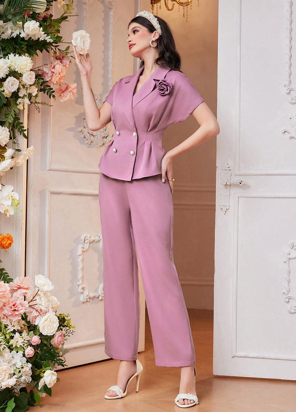 Костюм (блуза, брюки) SHEIN (366090594)