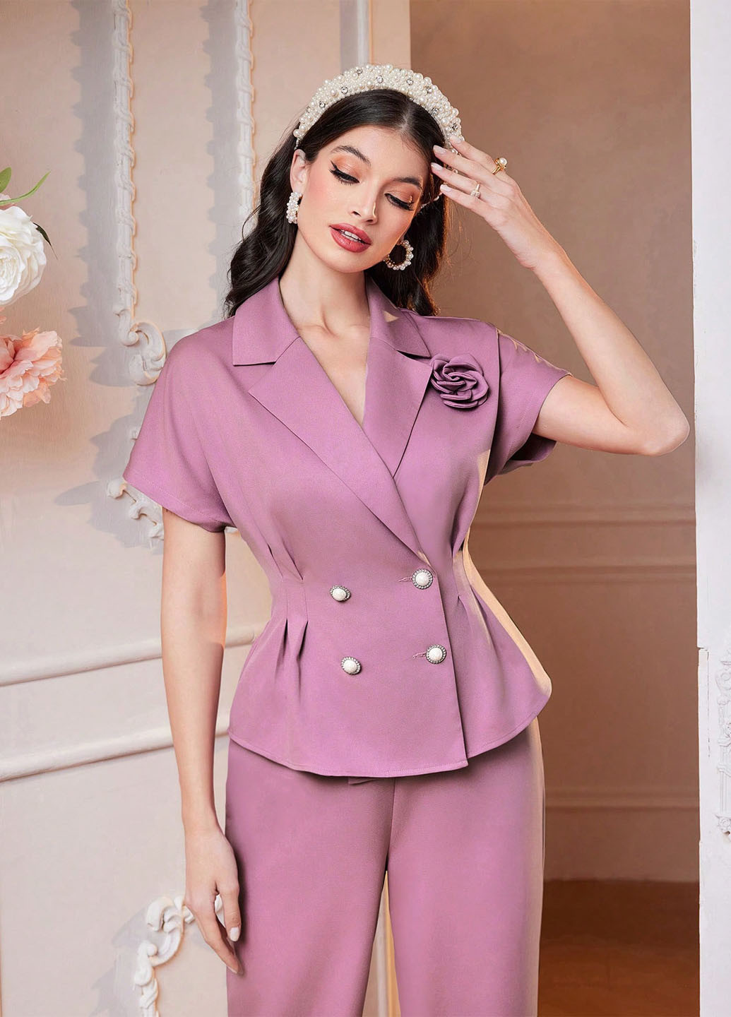 Костюм (блуза, брюки) SHEIN (366090594)