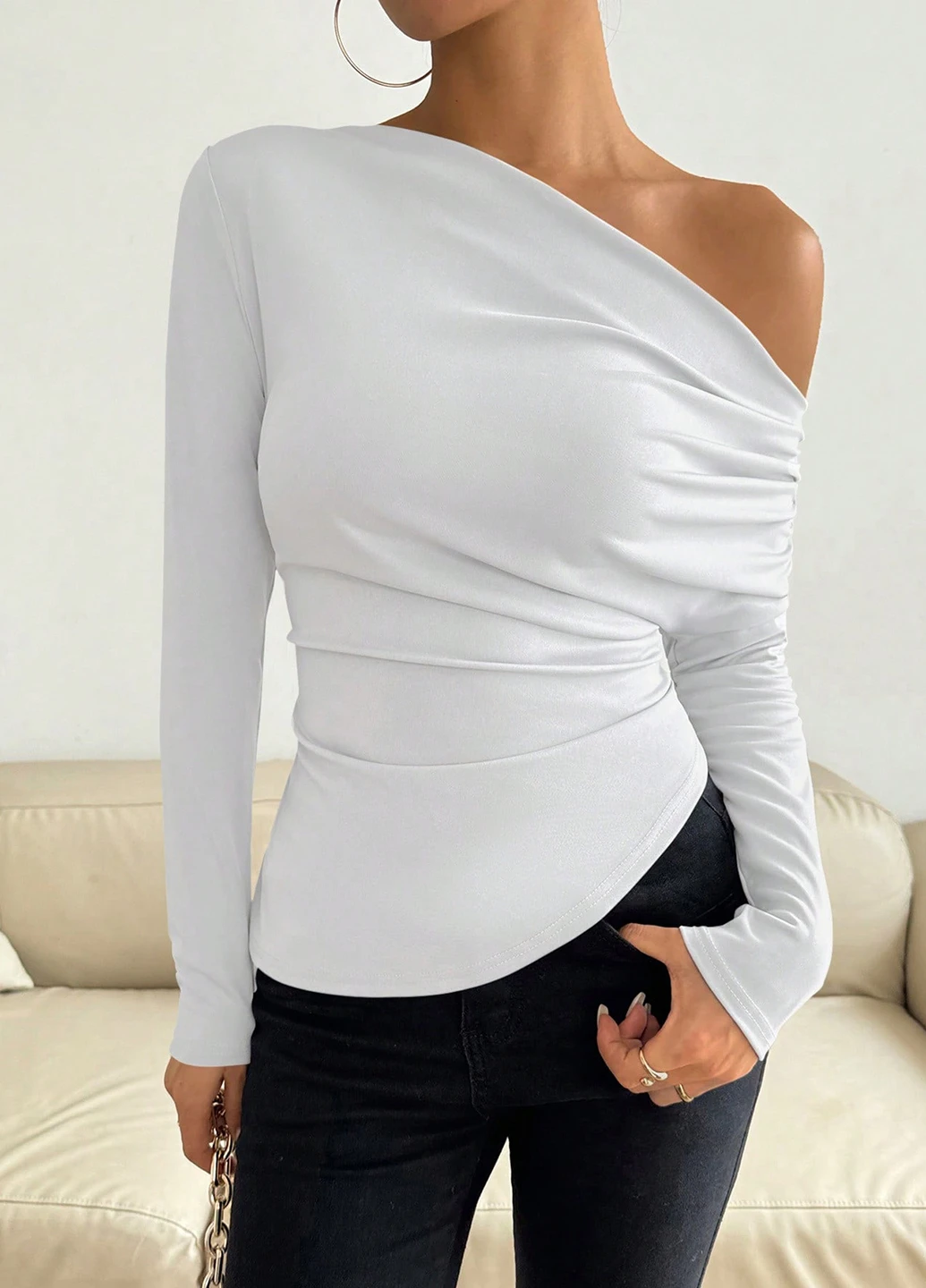 Белая блуза SHEIN
