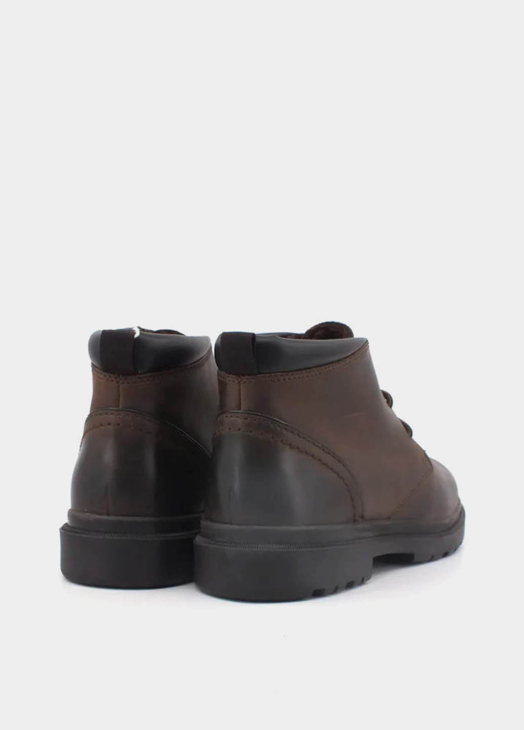 Темно-коричневые осенние ботинки дезерты Geox