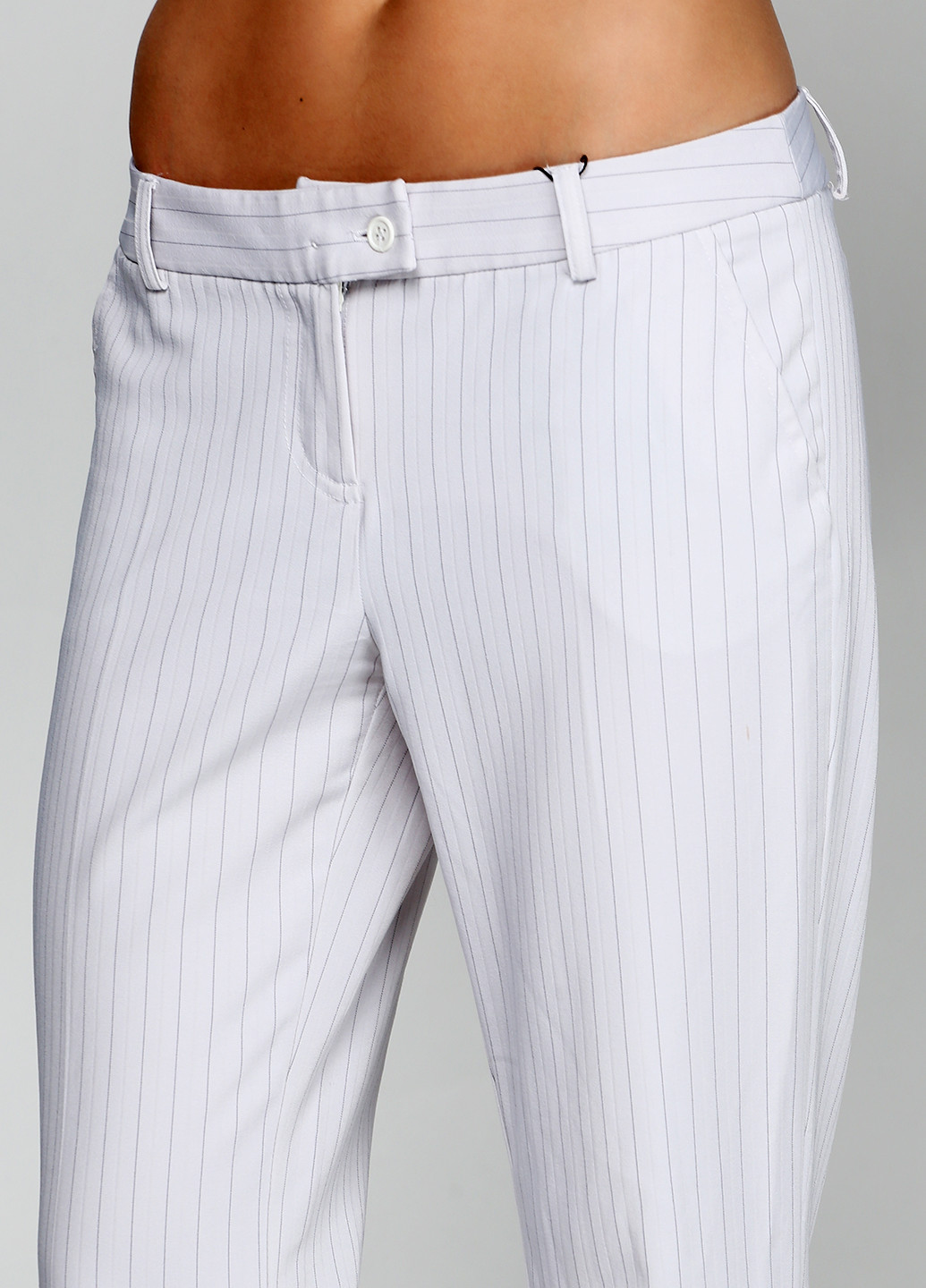 Светло-серые кэжуал демисезонные брюки Tally Weijl