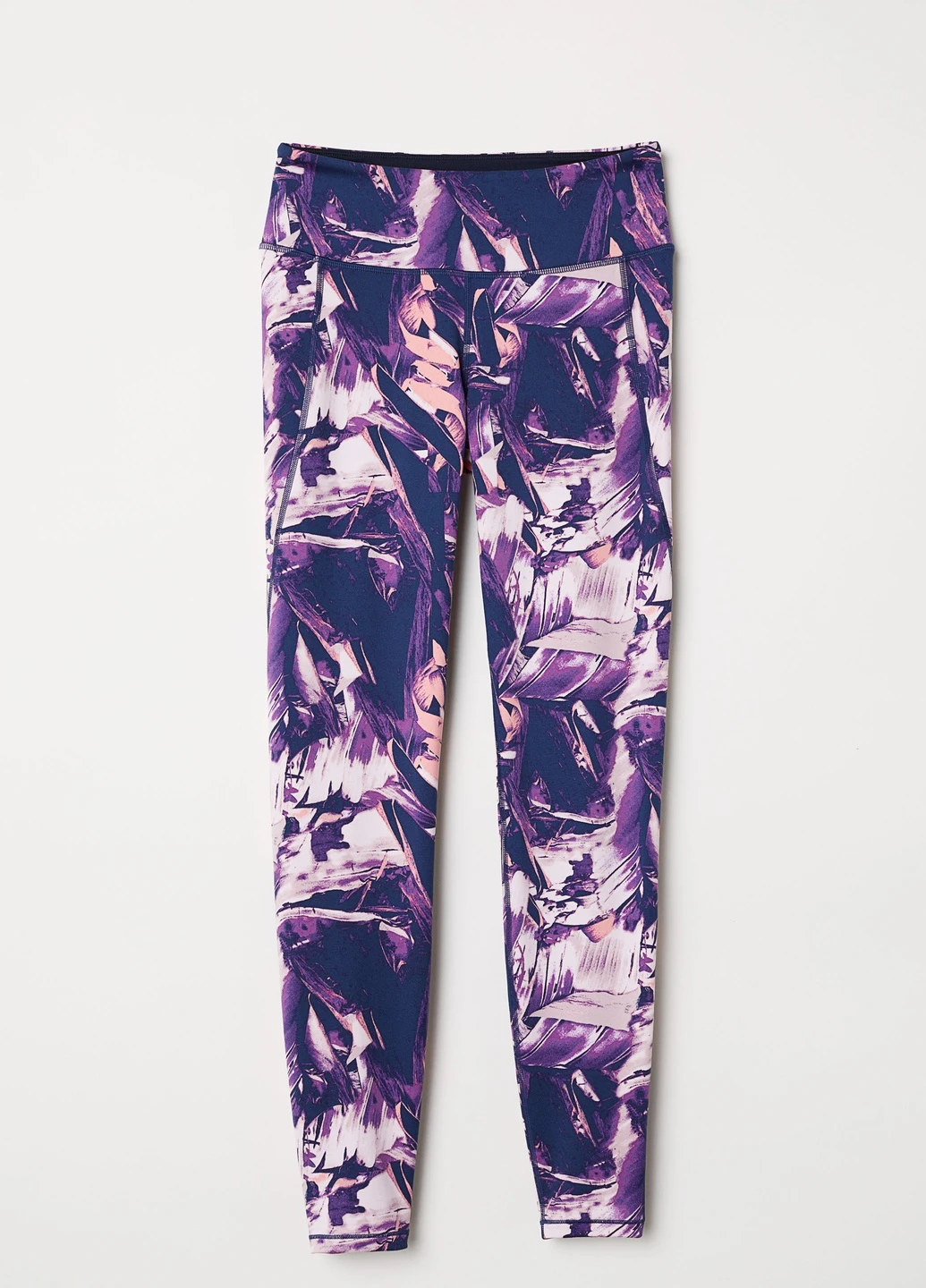 Синие демисезонные леггинсы спорт H&M