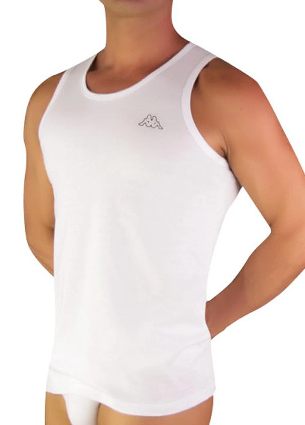 Майка K1325 BIANCO Kappa Canotta Spalla Larga (318311426)