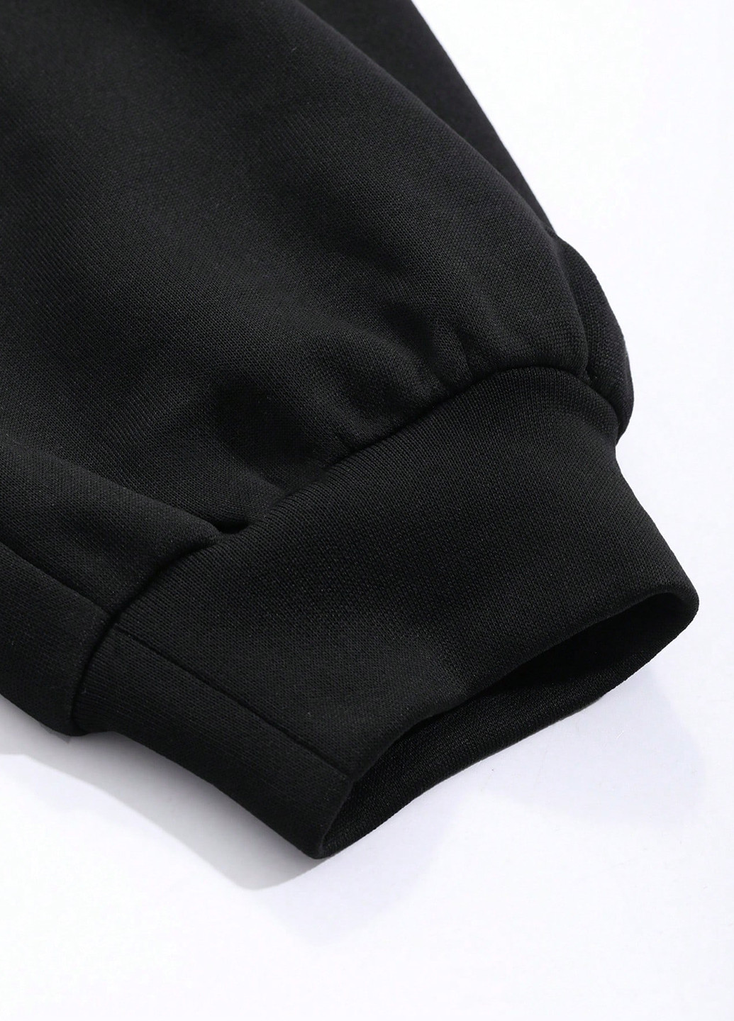 Чорна кежуал сукня сукня-світшот SHEIN з малюнком