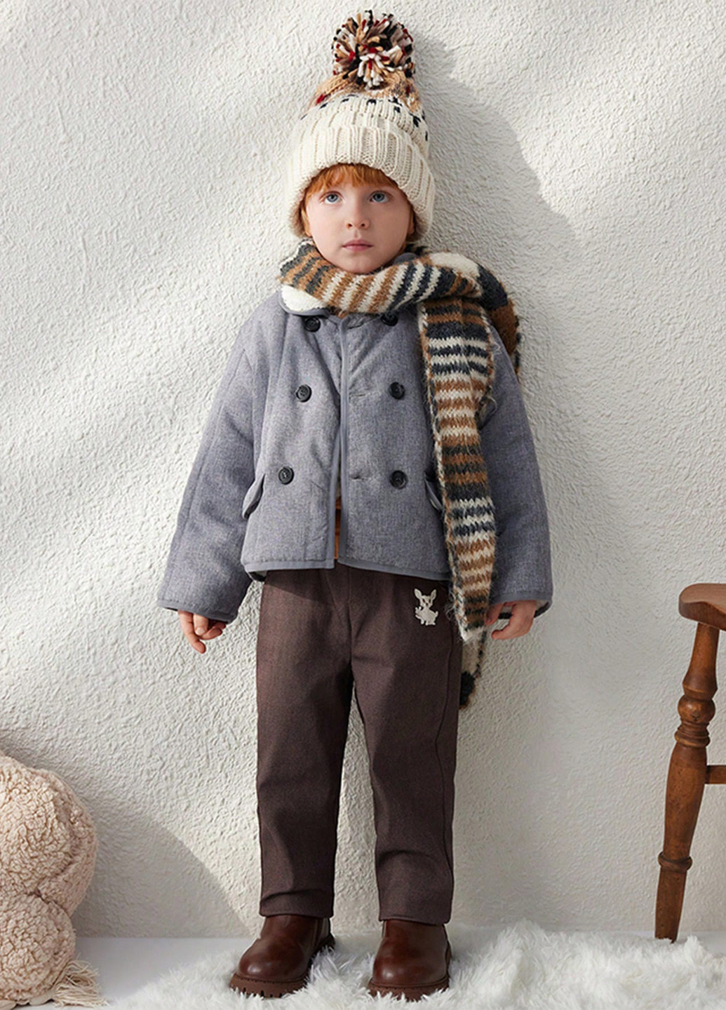 Сіра зимня куртка SHEIN