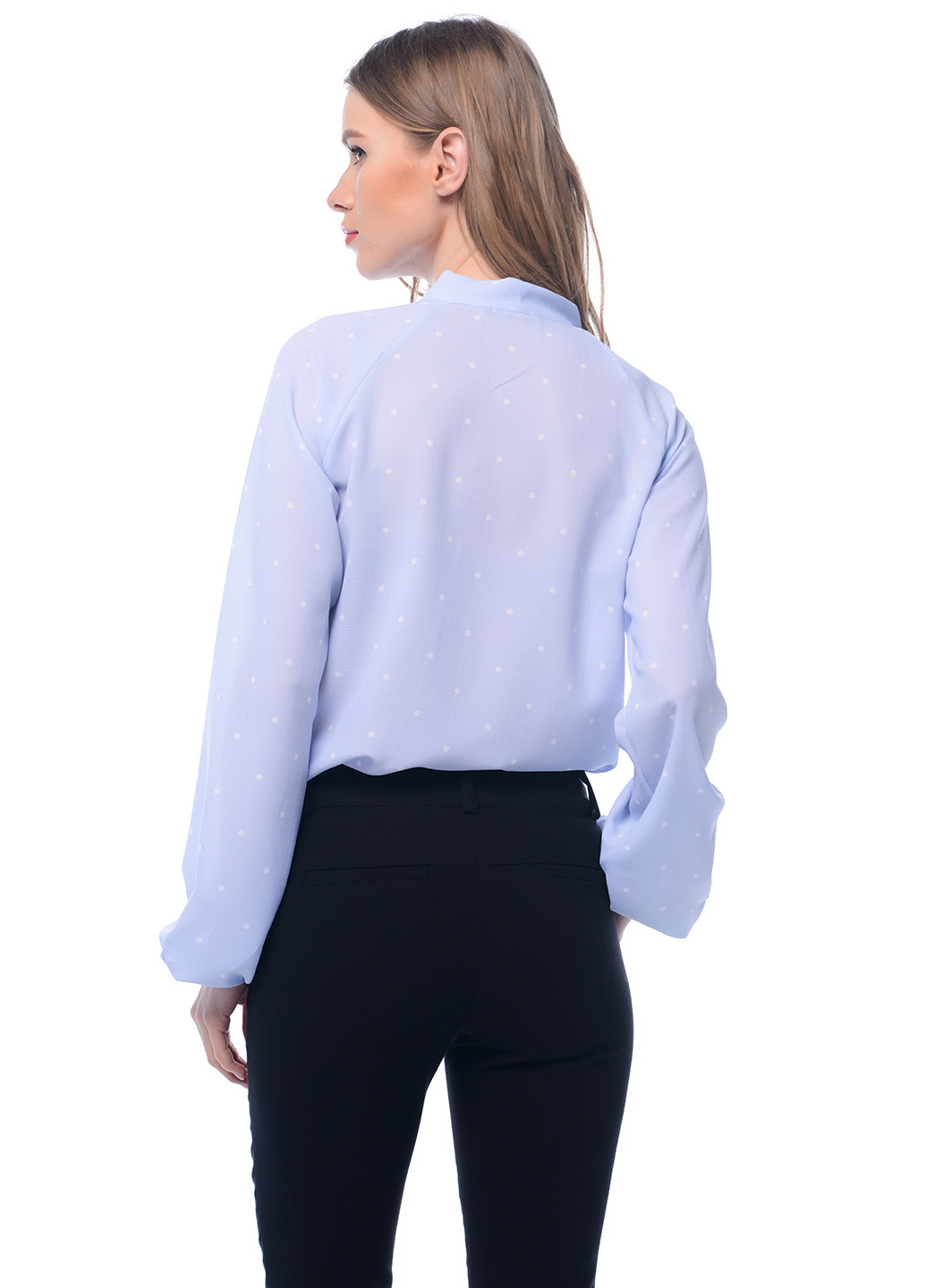 Голубая демисезонная блуза Arefeva