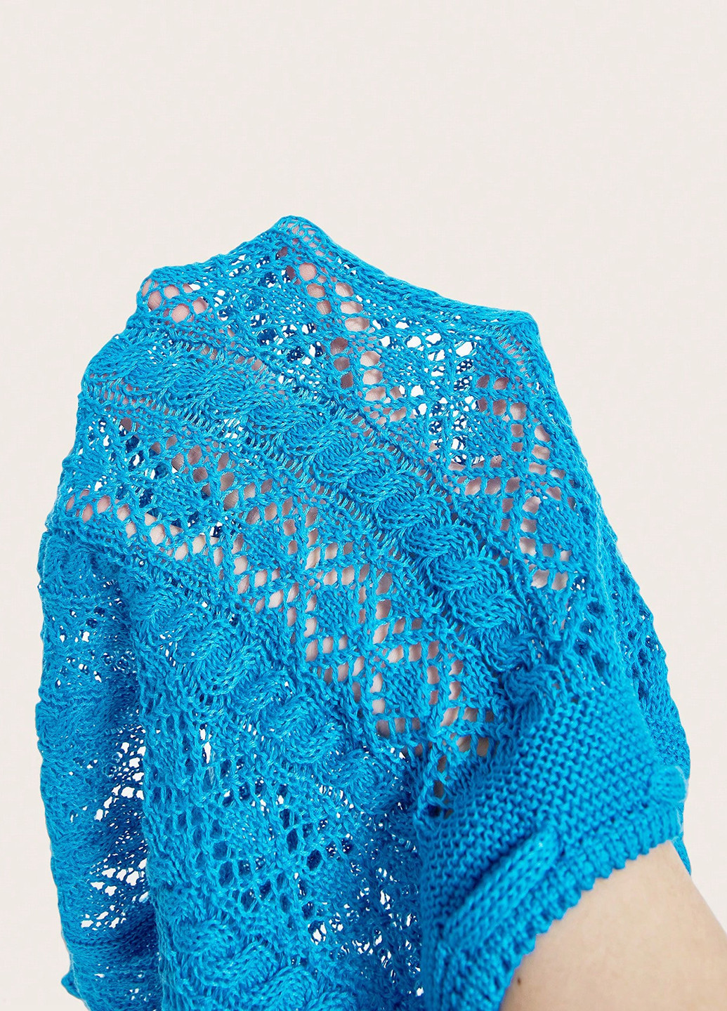 Голубая пляжный, кэжуал однотонная юбка SHEIN