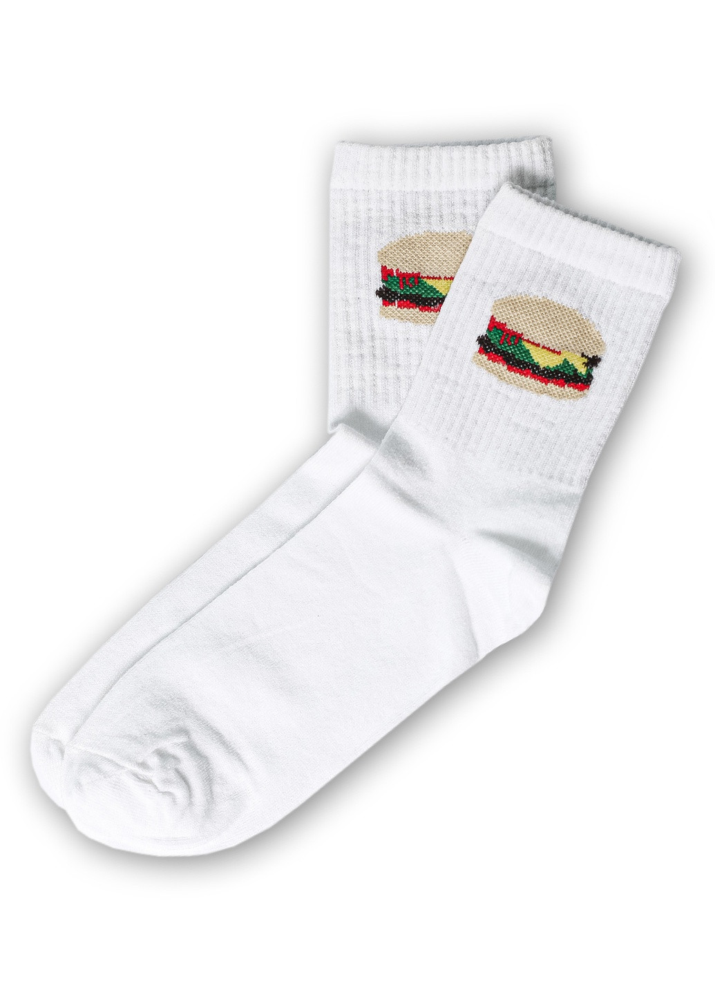 Жіночі шкарпетки Бургер і картопля LOMM высокие (211081879)