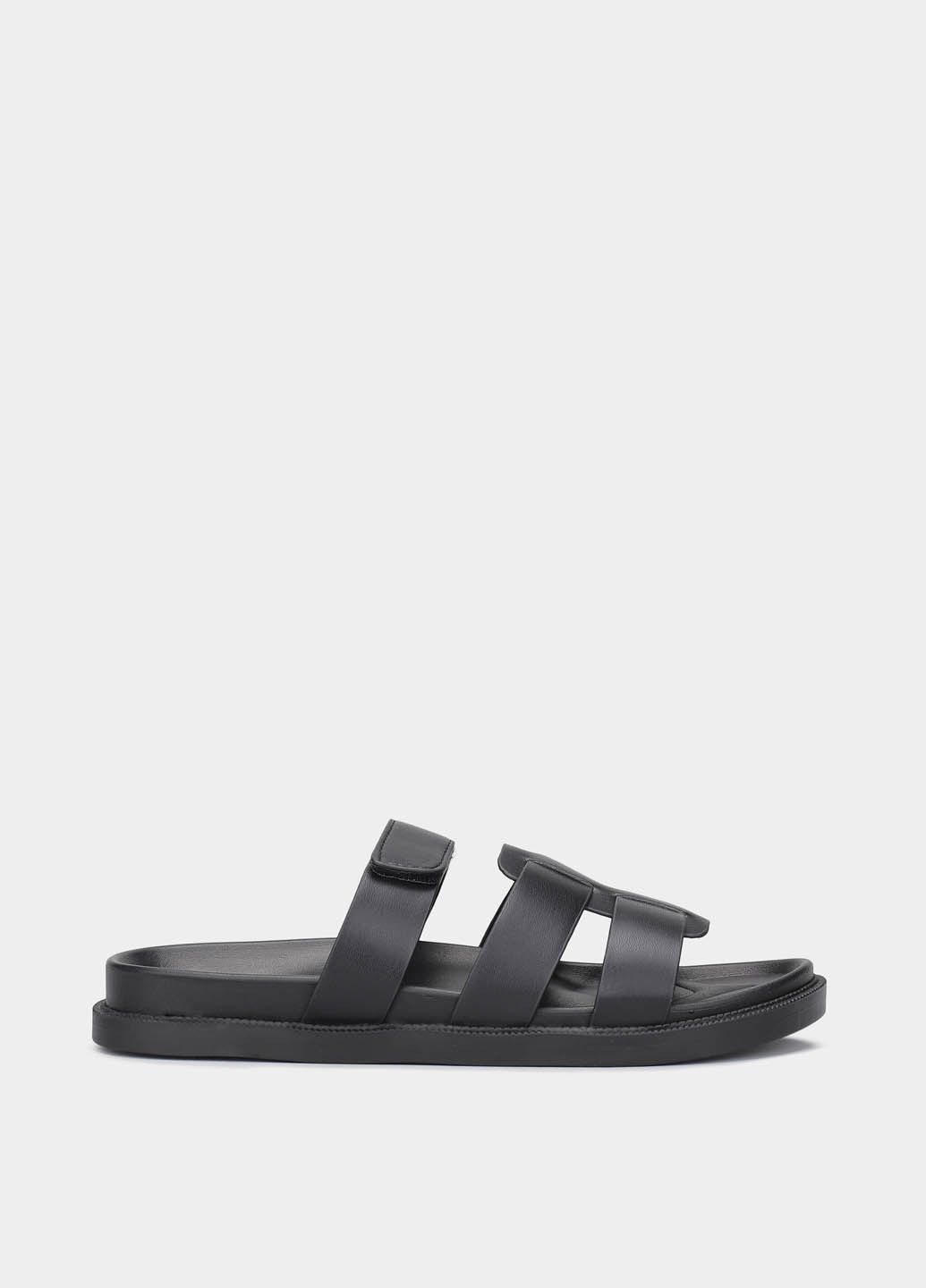 Черные шлепанцы Braska