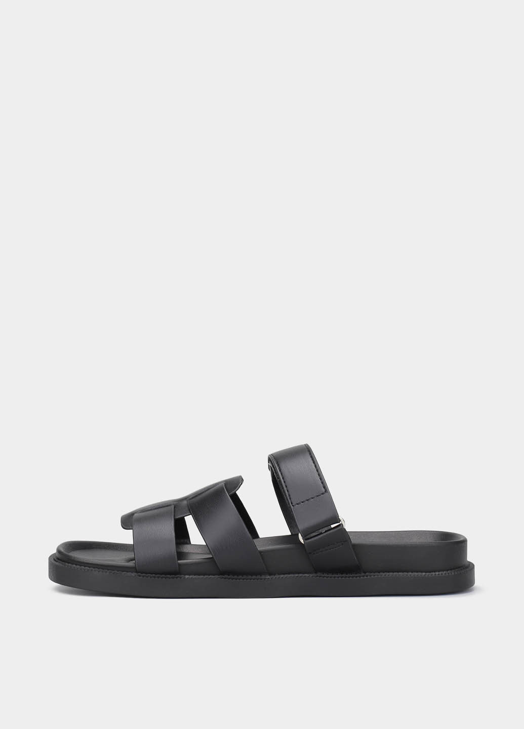 Черные шлепанцы Braska