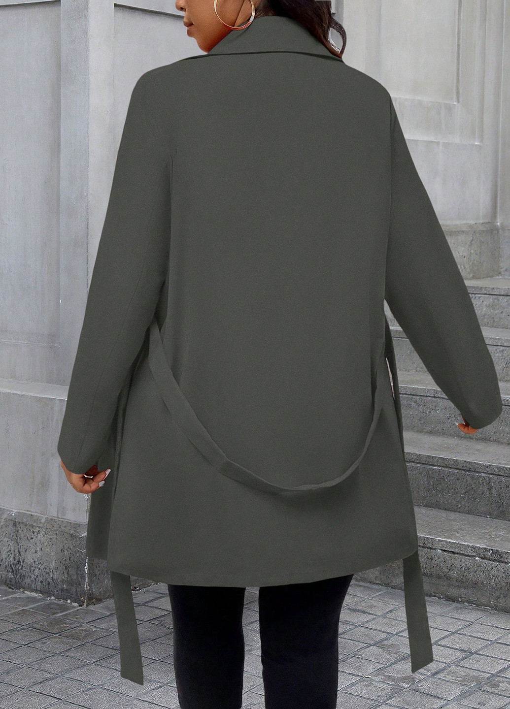 Плащ SHEIN тренчкот на гудзиках демісезон (346168057)