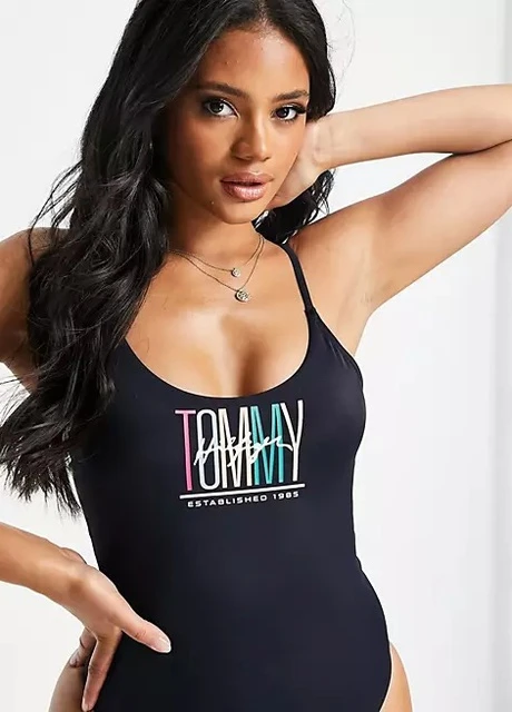 Чорний літній купальник Tommy Hilfiger