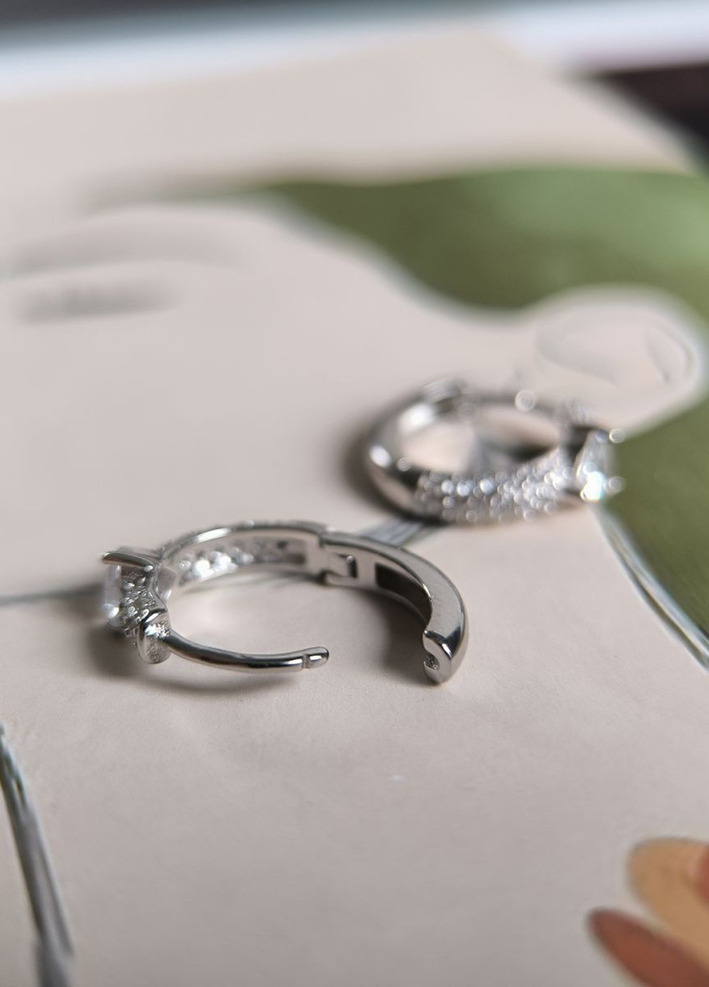 Серьги Silver Flame (350941334)