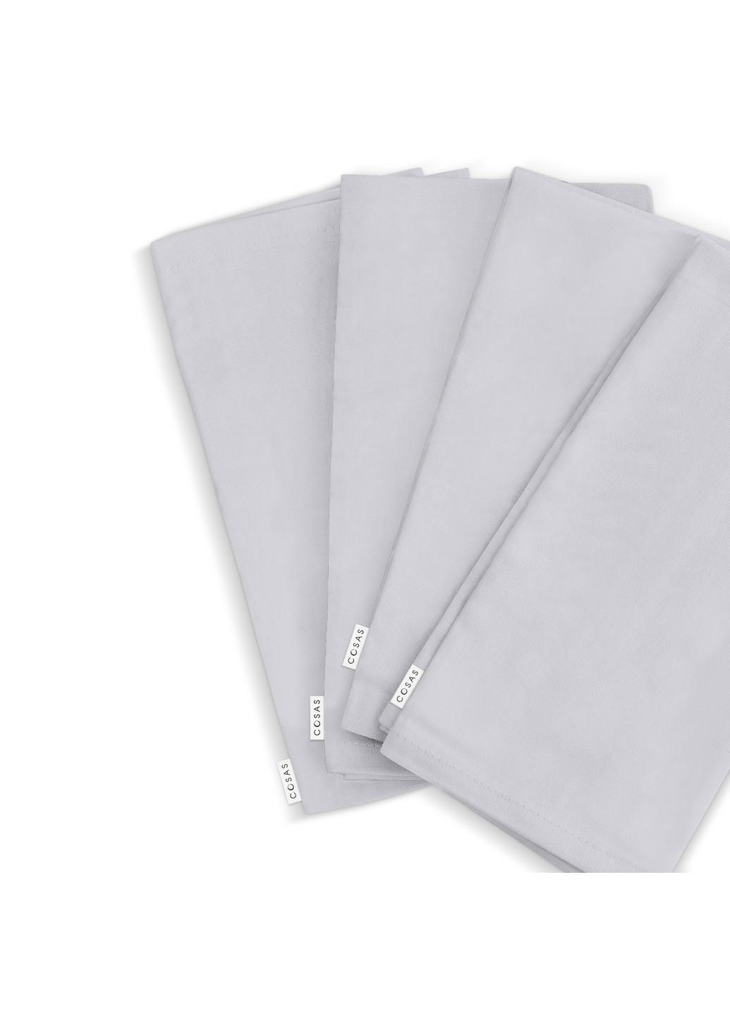 Столовий набір для сервірування столу скатертина Sky 140х180 і серветки тканинні Grey 35х35 - 4 шт (4822052074190) Cosas (252506494)