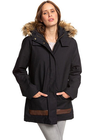 Черная зимняя куртка Roxy