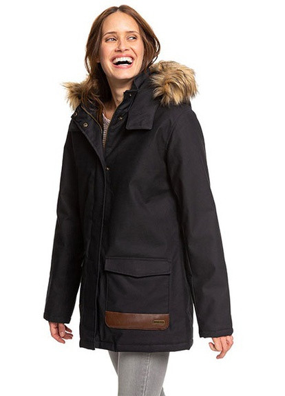 Черная зимняя куртка Roxy