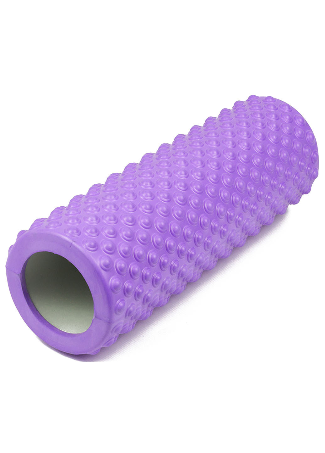 Масажний ролик Grid Roller Light 33 см фіолетовий (ролер, валик, циліндр для йоги, пілатесу і масажу) EasyFit (237657451)