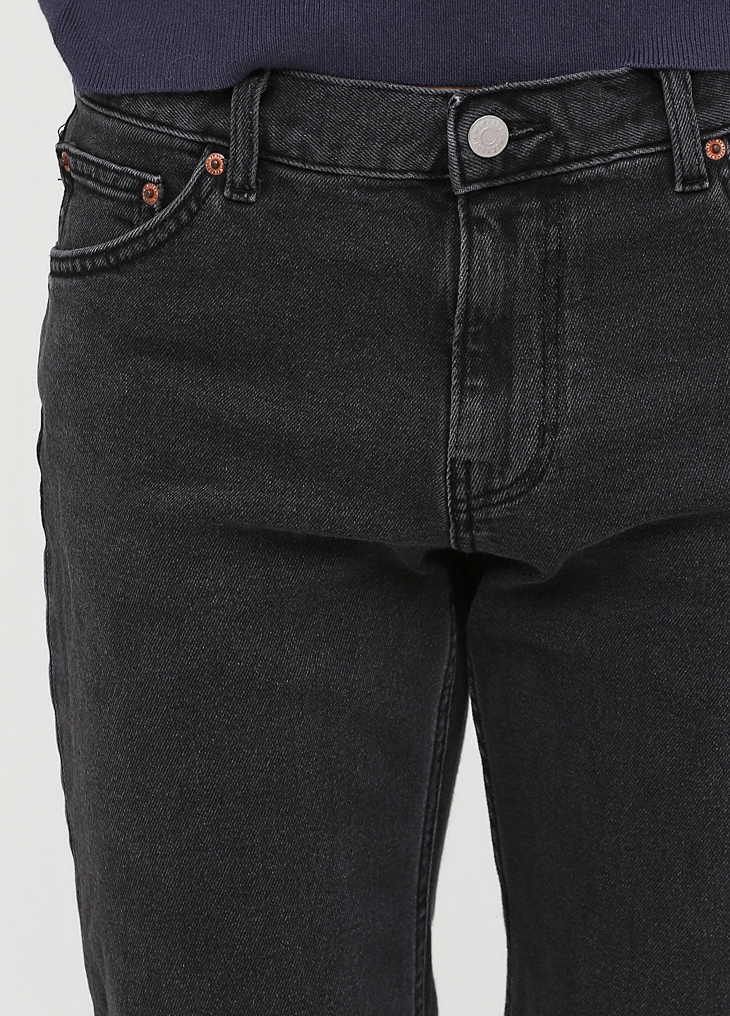 Черные демисезонные скинни джинсы Weekday