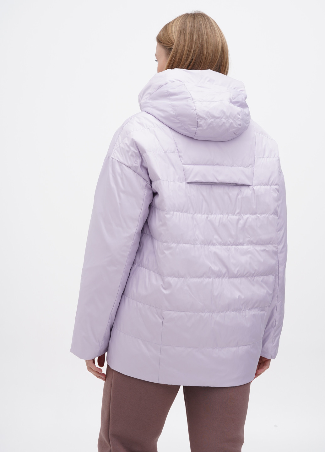 Сиреневая демисезонная куртка Meajiateer