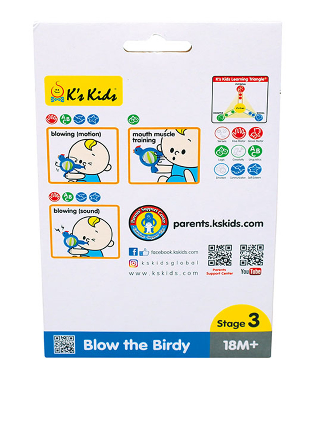 Свисток Пташка, 13х12 см K’S Kids (248042022)