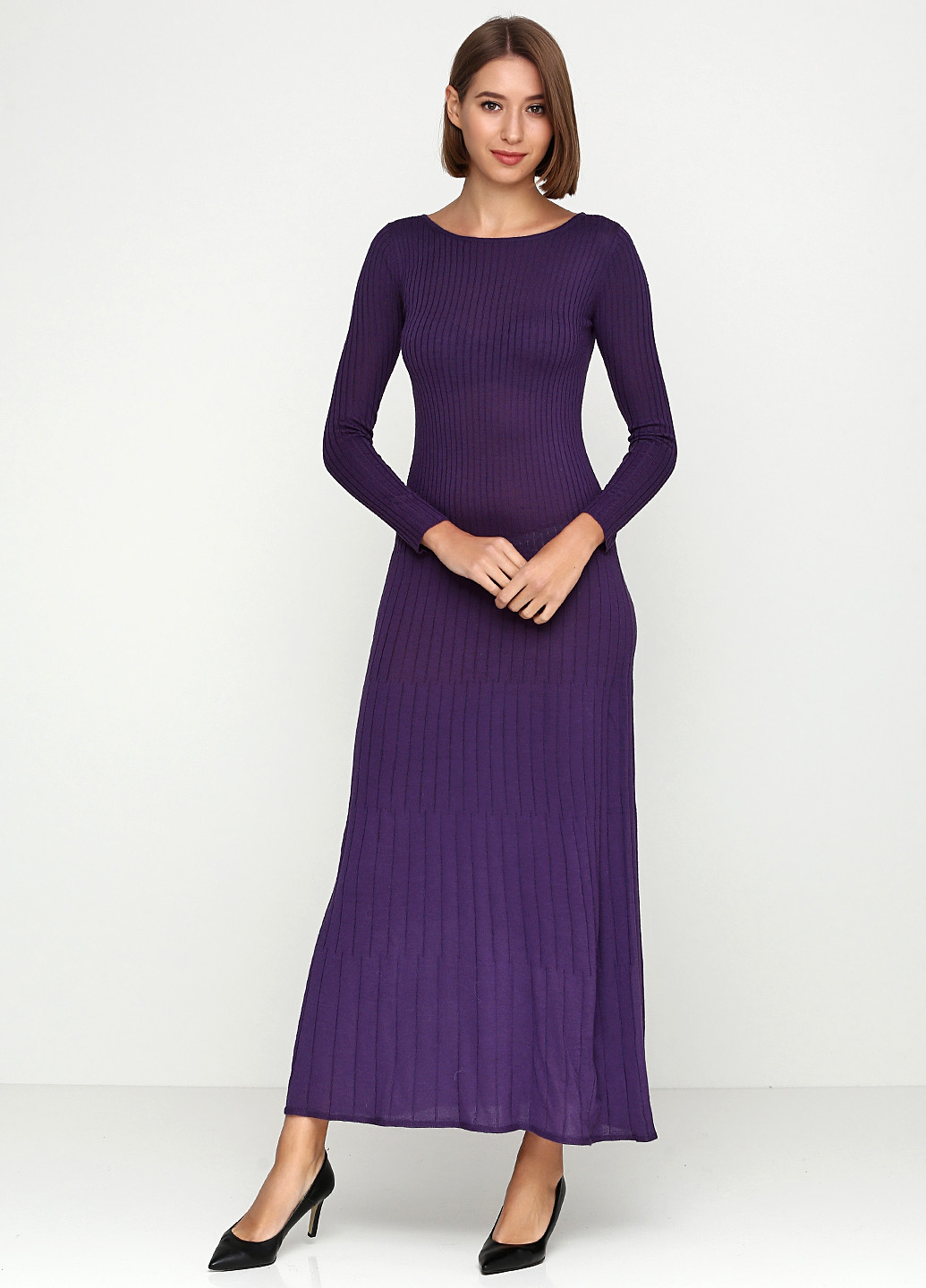 Фіолетова кежуал платье Stefanel однотонна
