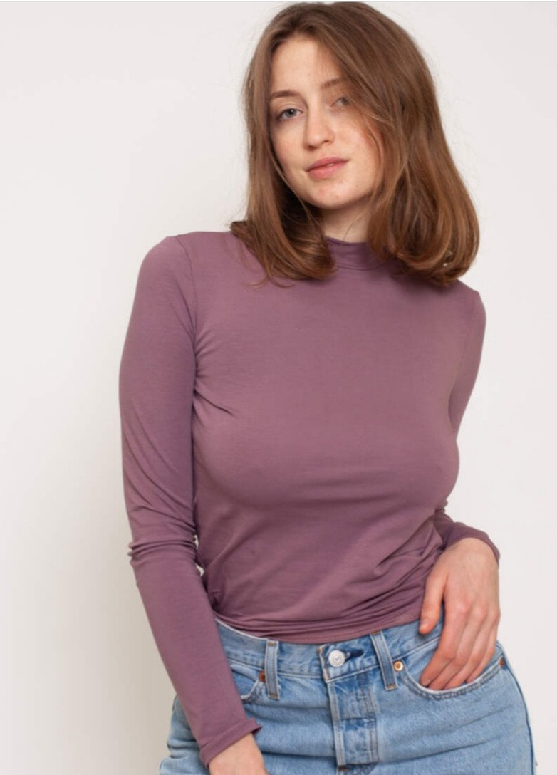 Лонгслив горловина стойка Габби (251911164)