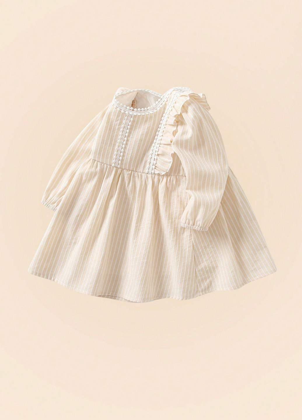 Светло-бежевое платье SHEIN (325706556)