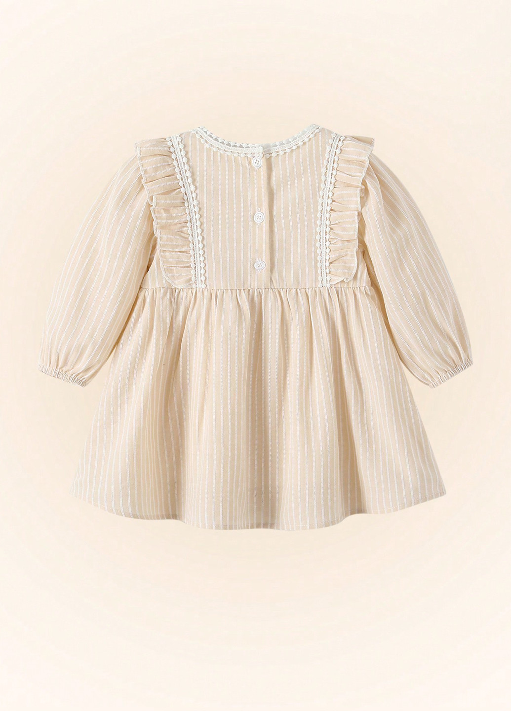 Светло-бежевое платье SHEIN (325706556)