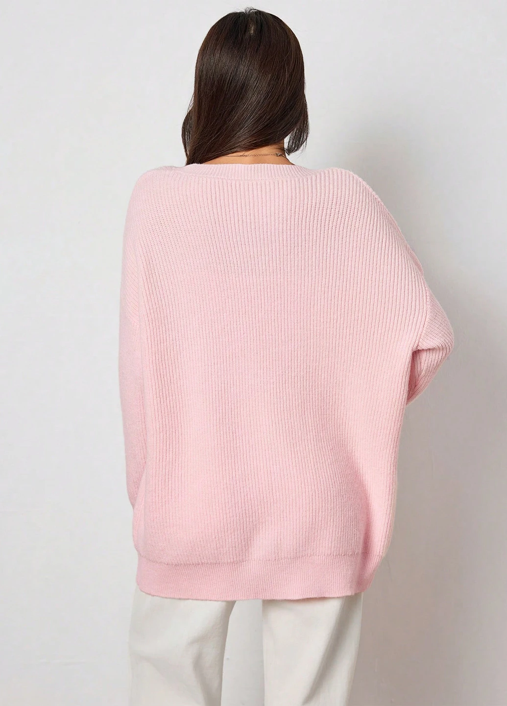 Розовый демисезонный кардиган SHEIN