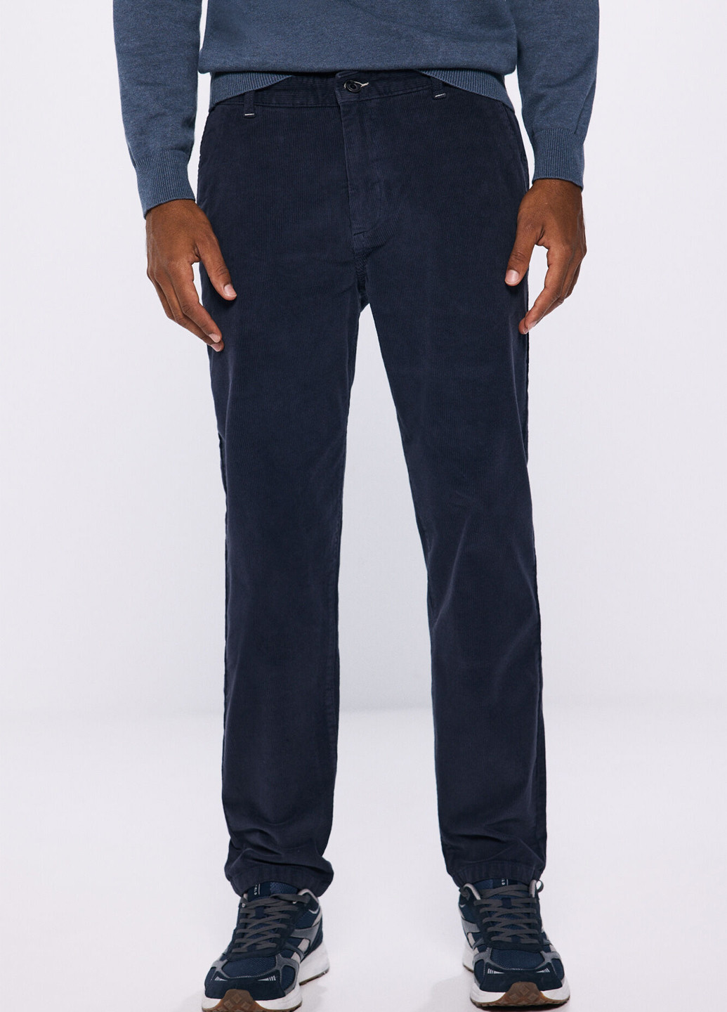 Темно-синие кэжуал демисезонные чиносы брюки Springfield