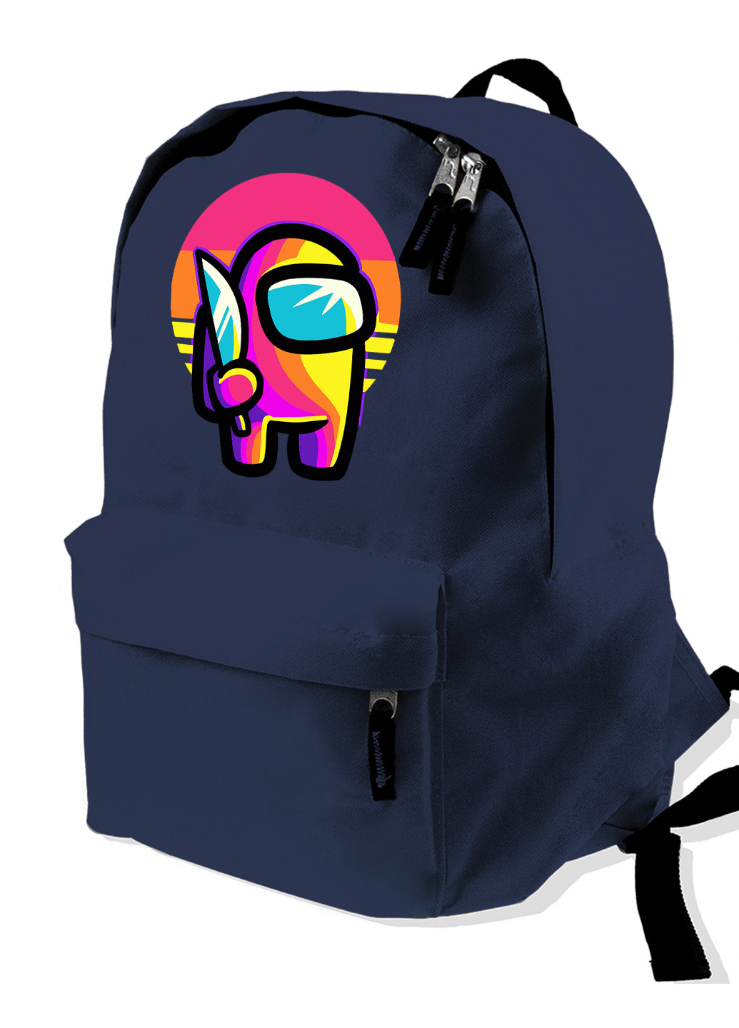 Детский рюкзак Амонг Ас Красный (Among Us Red) (9263-2406) MobiPrint (217075003)