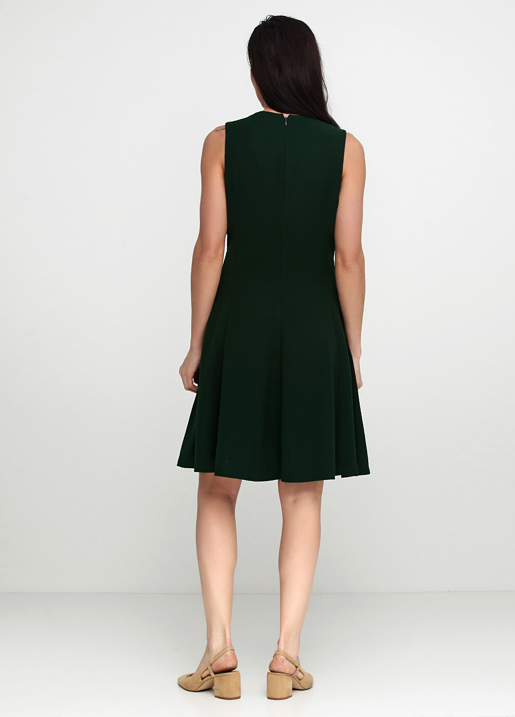 Зеленое кэжуал платье Ralph Lauren однотонное