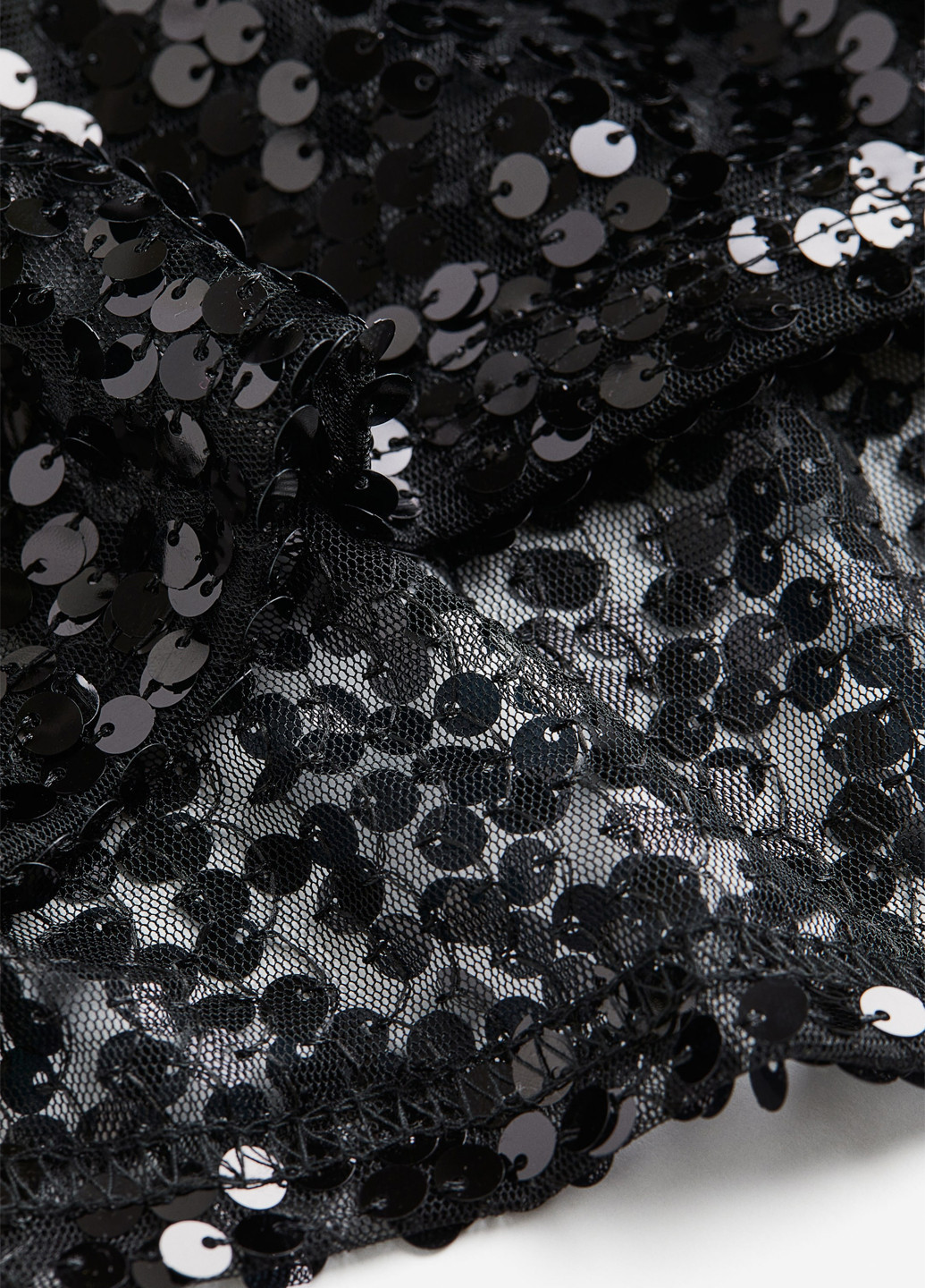 Черное коктейльное, вечернее платье силуэтная H&M однотонное