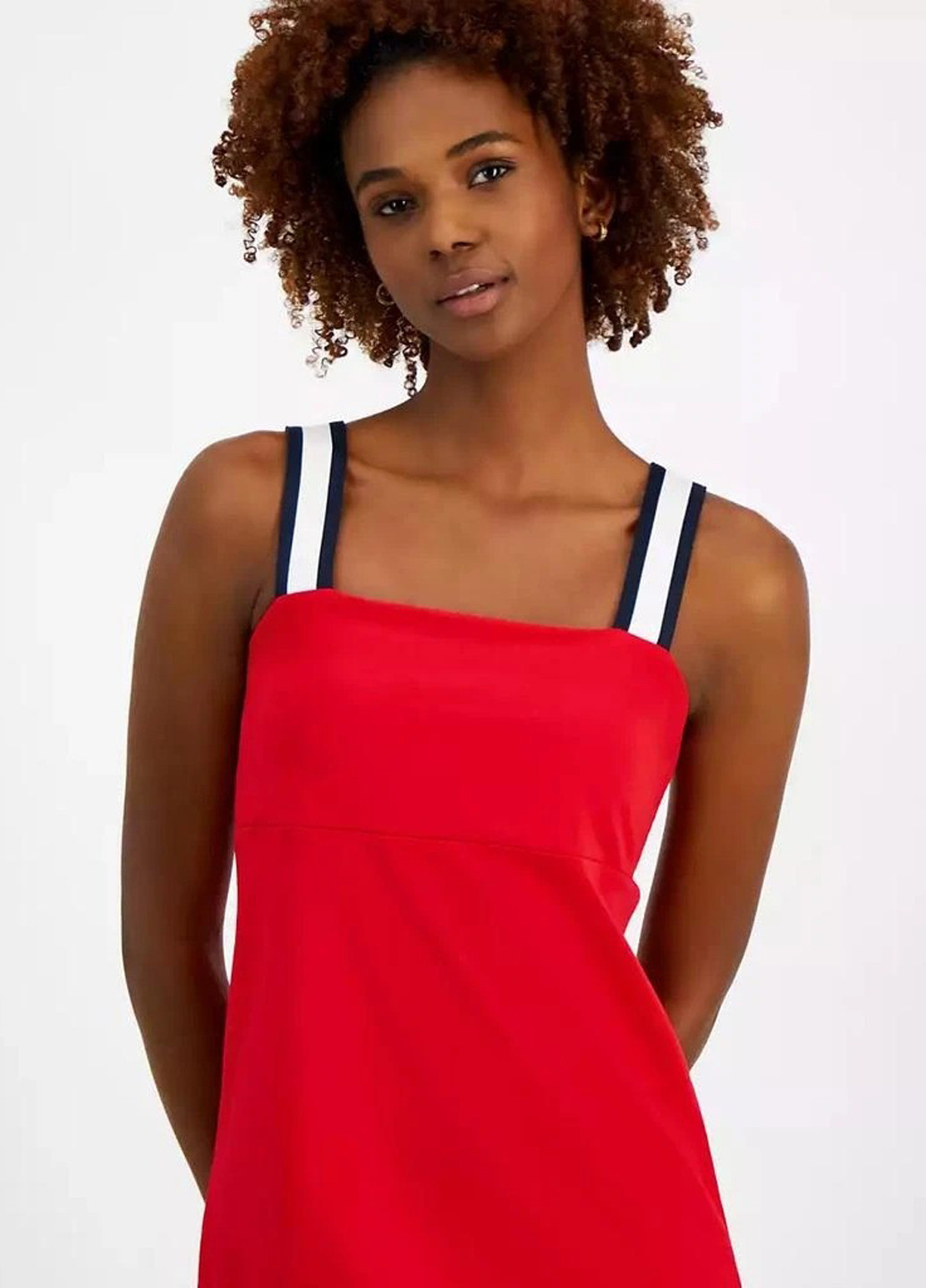 Червона кежуал сукня а-силует Tommy Hilfiger однотонна