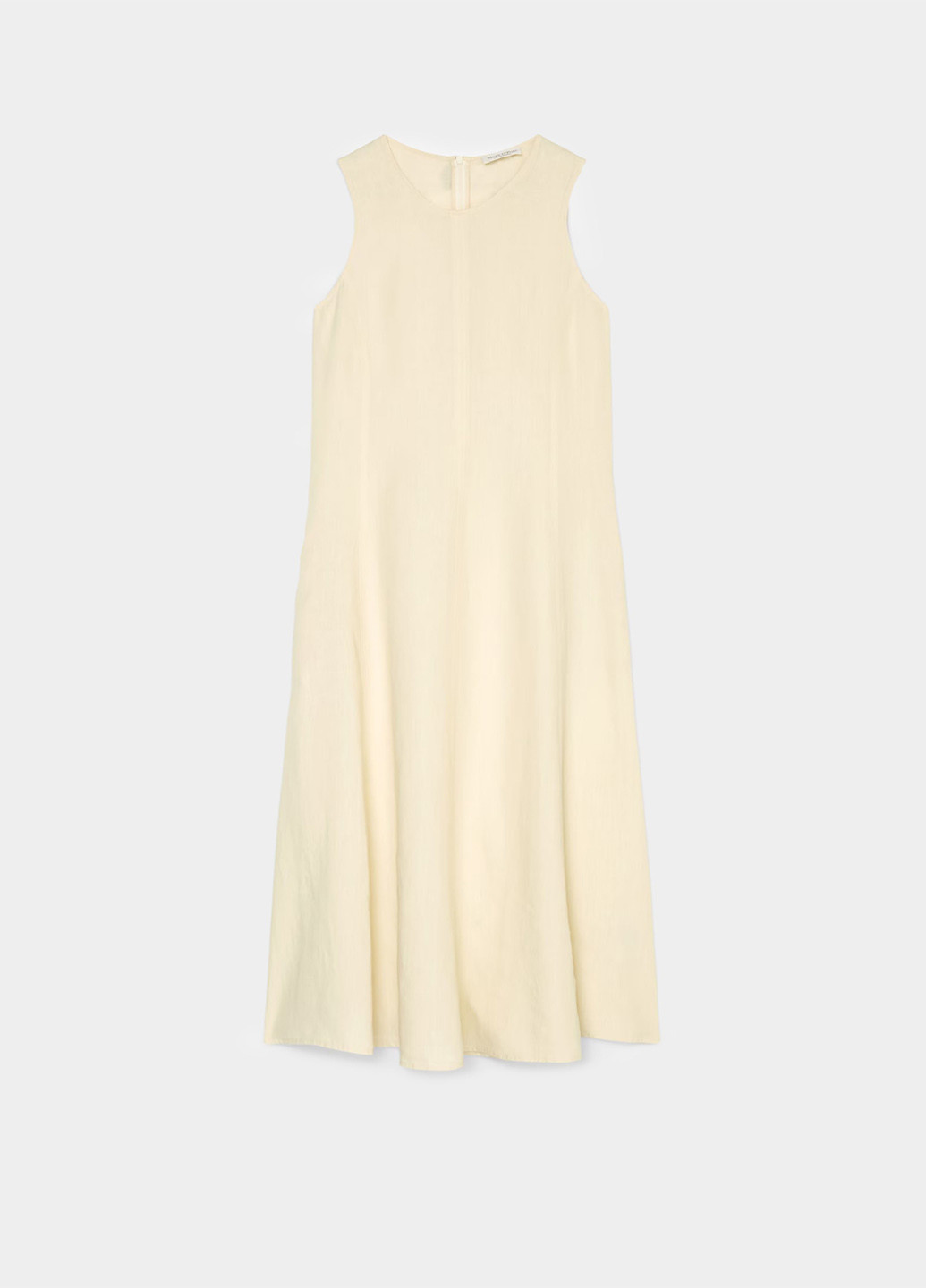 Светло-бежевое кэжуал платье а-силуэт Marc O'Polo однотонное