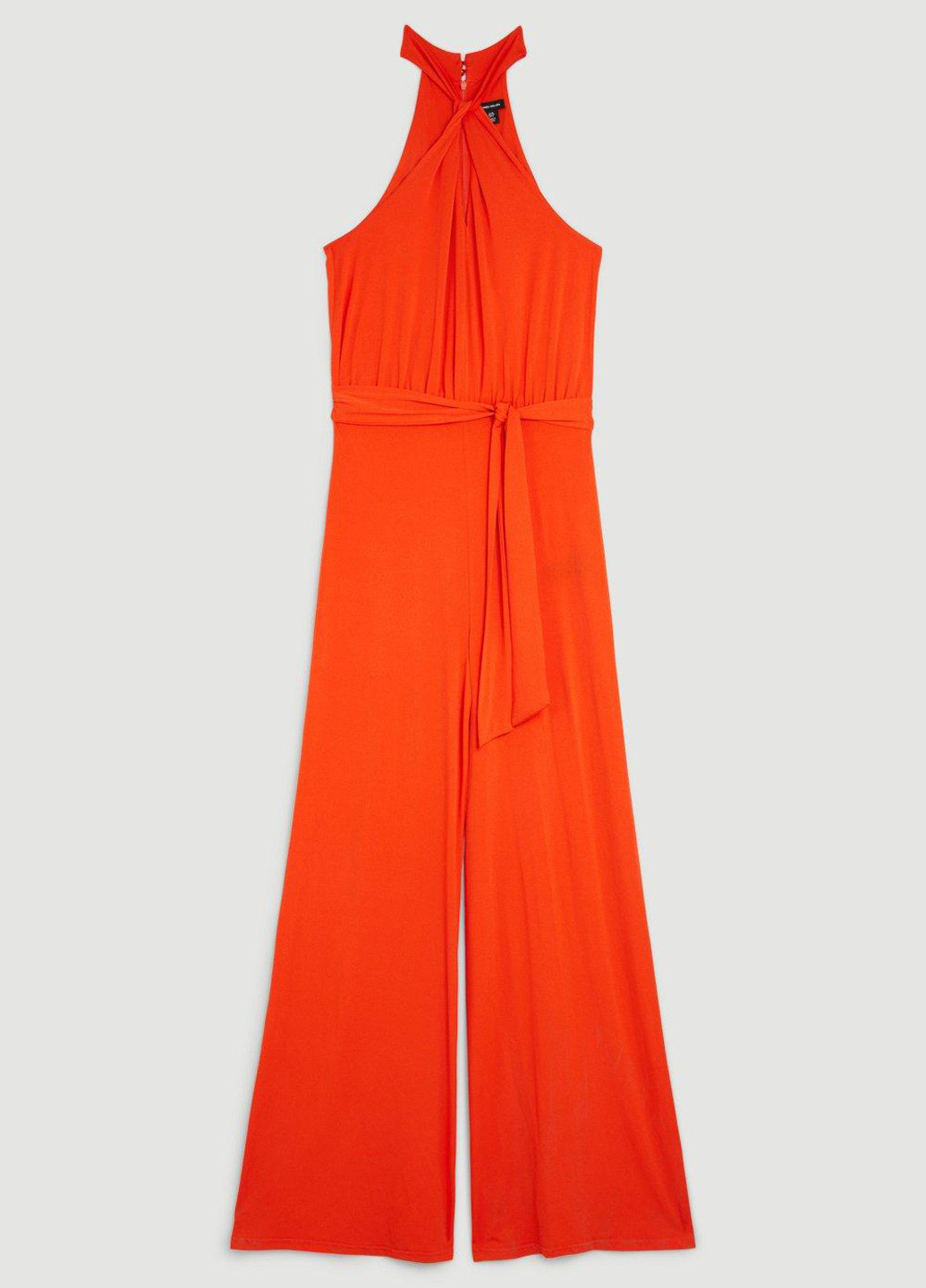 Комбінезон Karen Millen комбінезон-брюки однотонний помаранчевий кежуал перероблений поліестер
