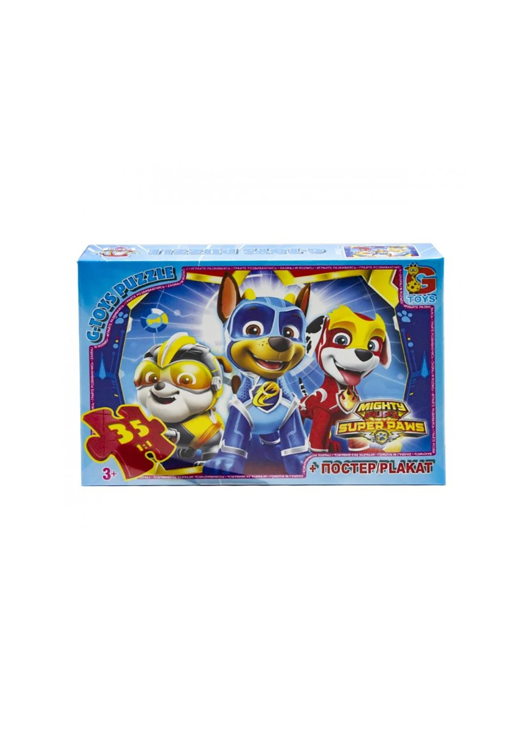 Пазл из серии "Paw Patrol" (Щенячий патруль), 35 элементов G-Toys PW0866 (255259989)