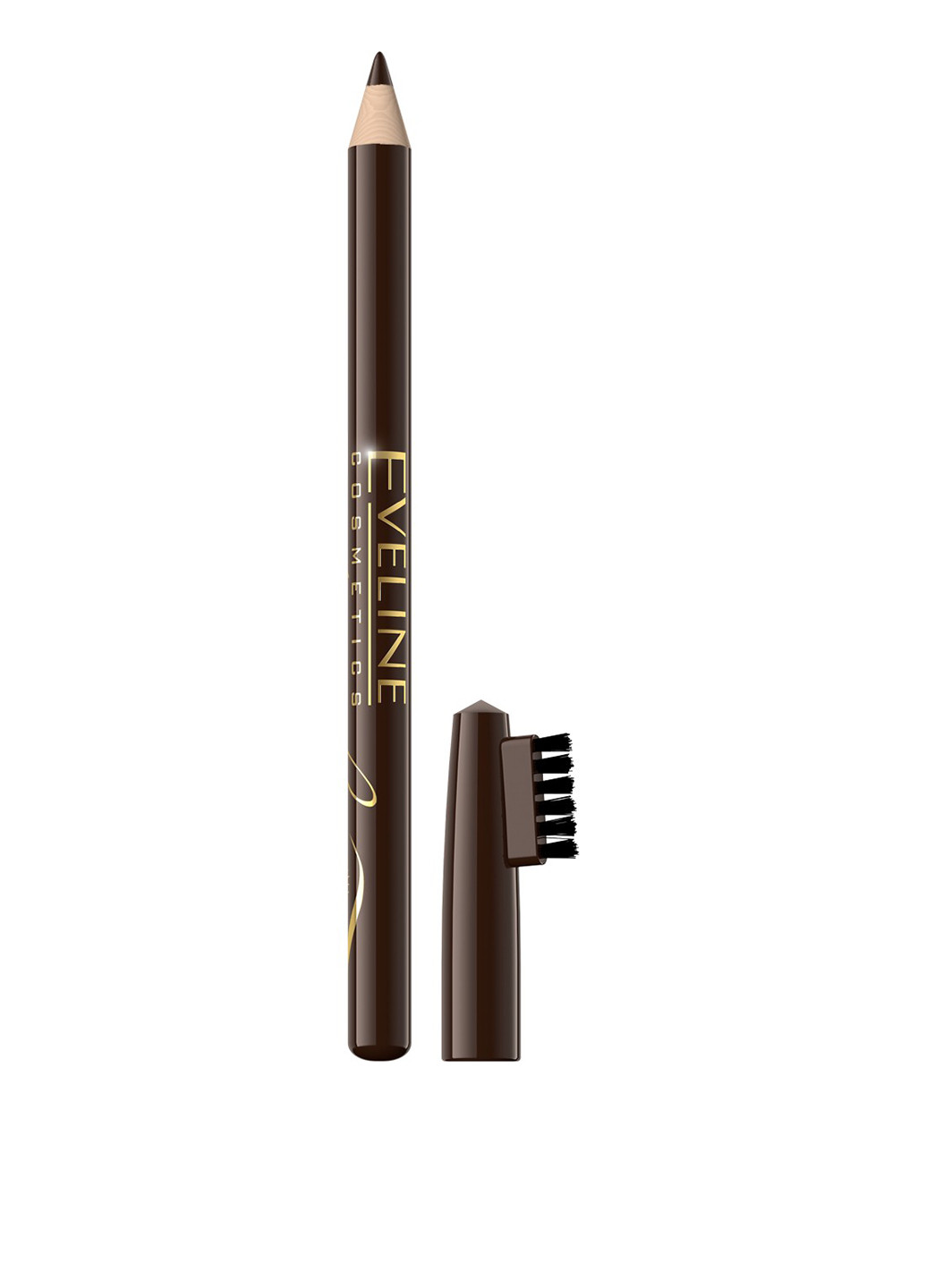 Контурный карандаш для бровей, темно-коричневый Eveline Cosmetics (252120748)