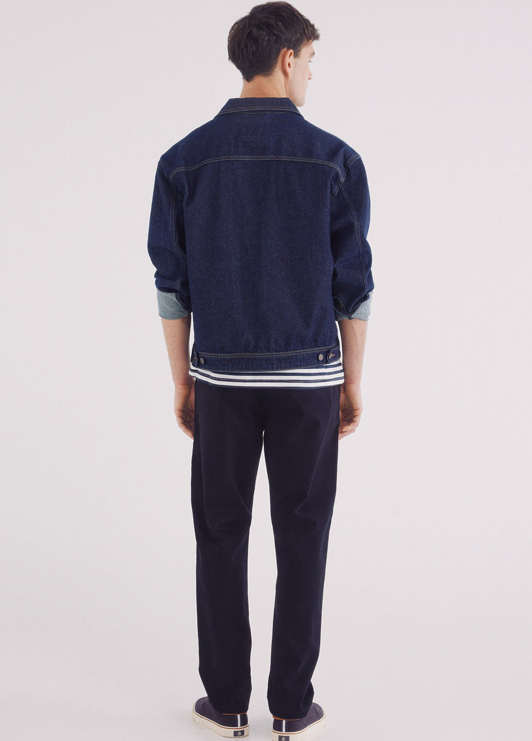 Темно-синие кэжуал демисезонные чиносы брюки Springfield