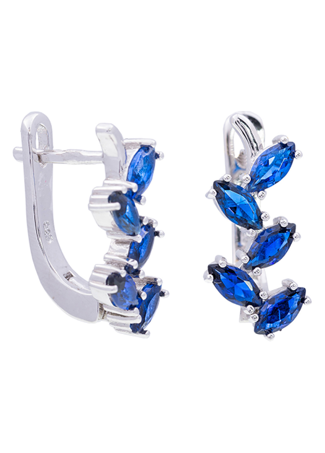 Срібні сережки з фіанітами с2фс / 389 Silvex925 (201169391)