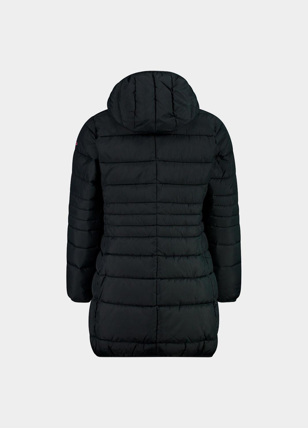 Чорна демісезонна куртка CMP COAT FIX HOOD TAFFETA