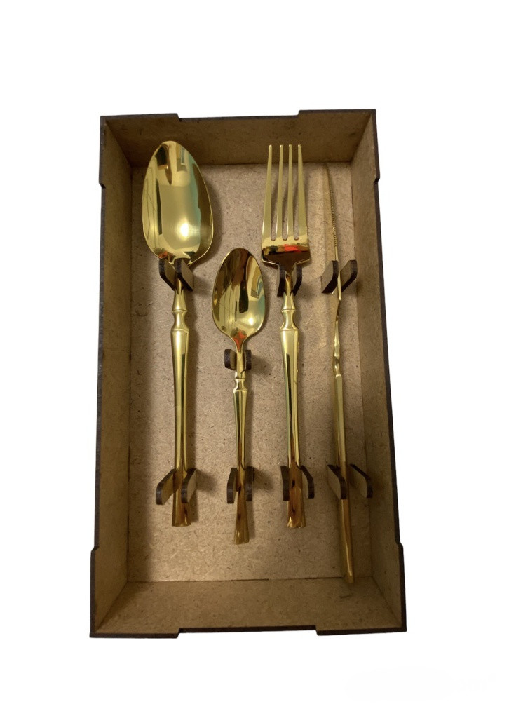 Набор Столовых Приборов Gold Vin (На 6 Персон) Dom (253193112)