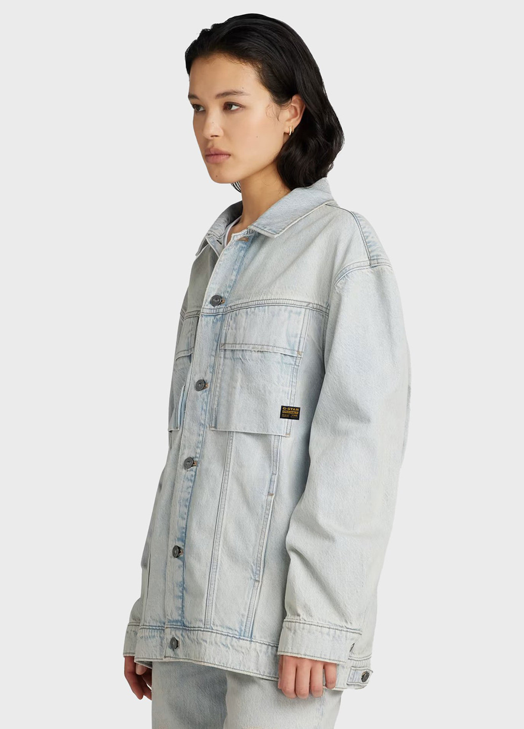 Світло-блакитна демісезонна куртка G-Star Raw