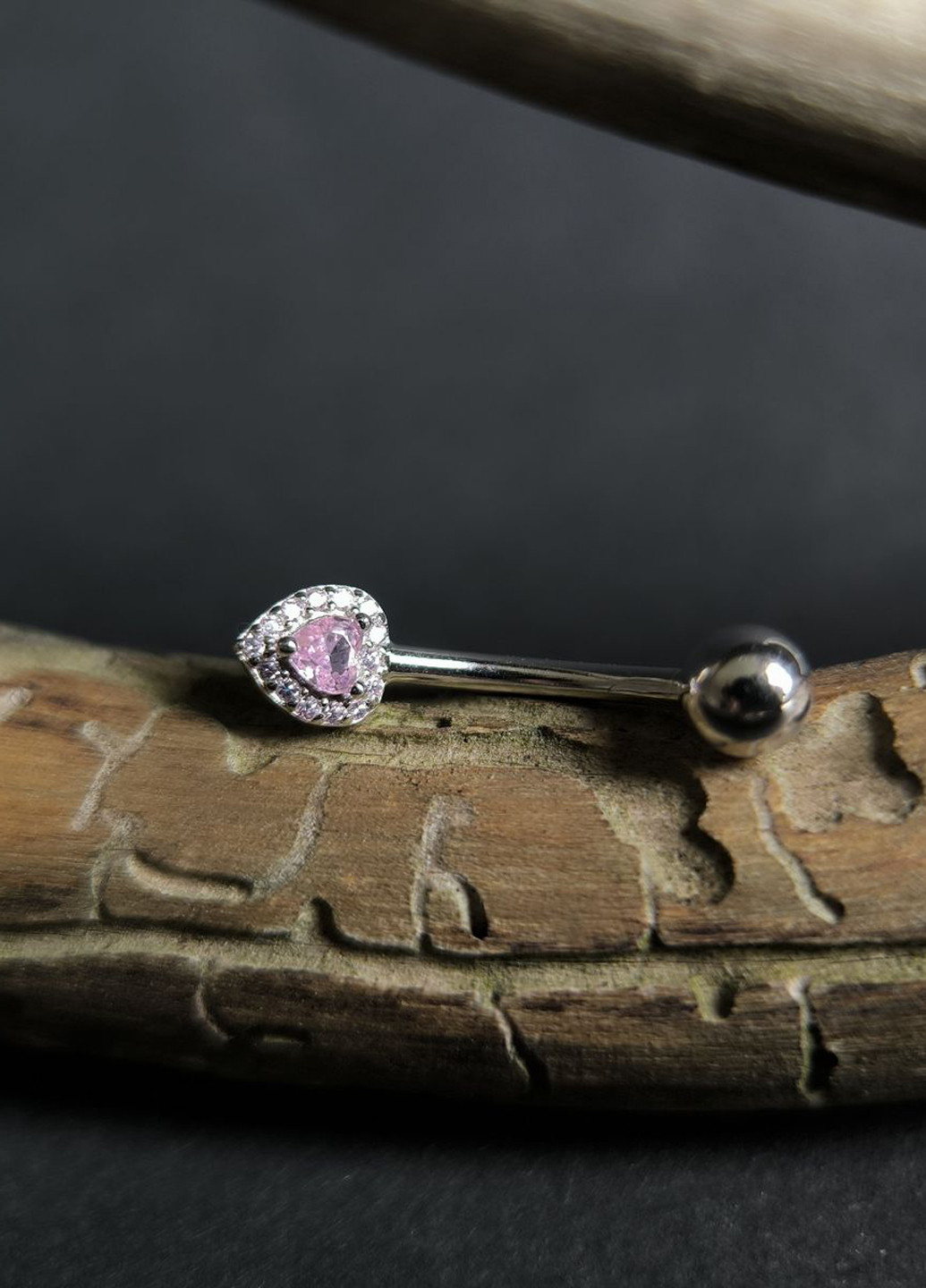 Серьга для пирсинга Silver Flame (350941236)