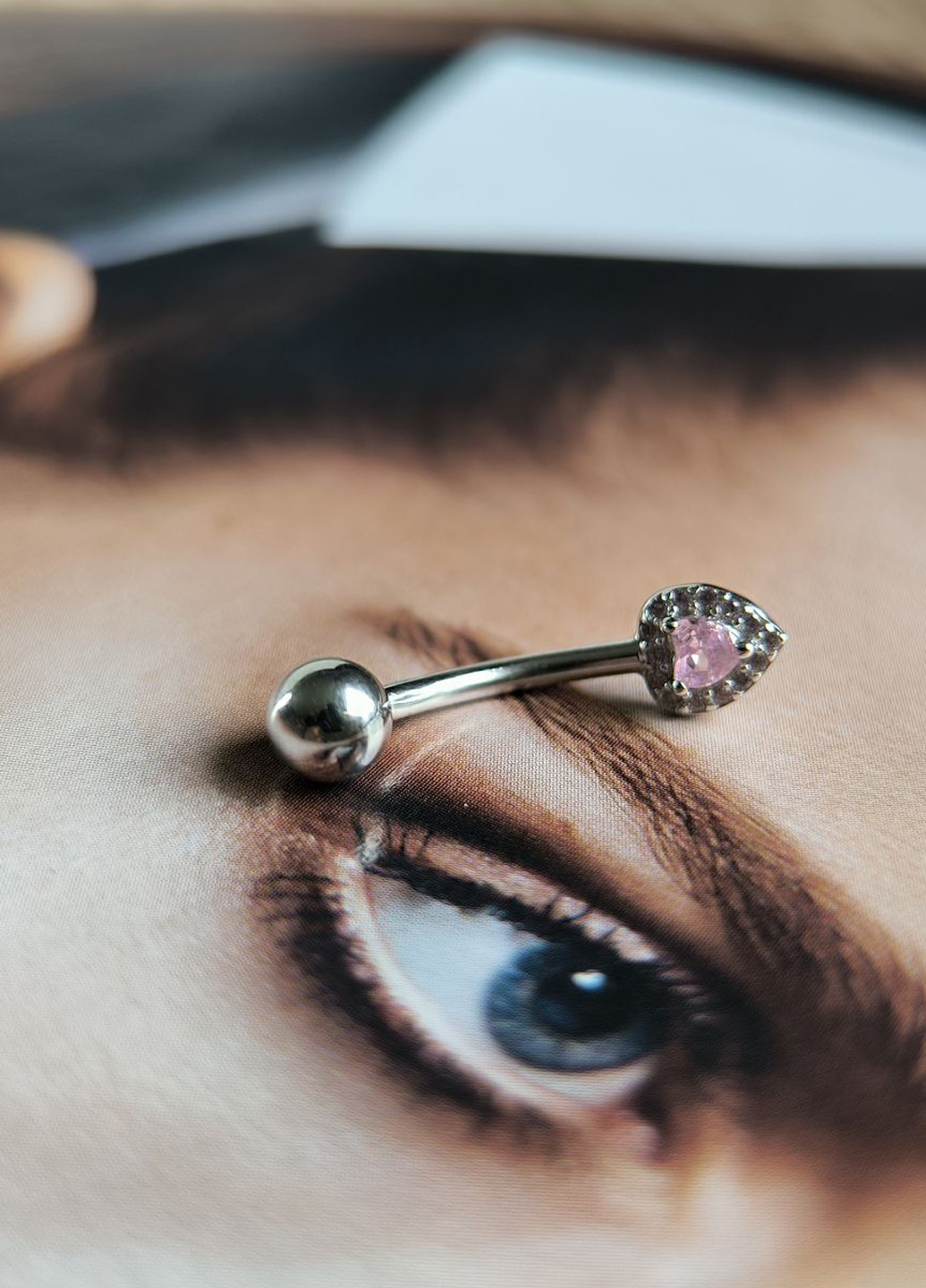 Серьга для пирсинга Silver Flame (350941236)