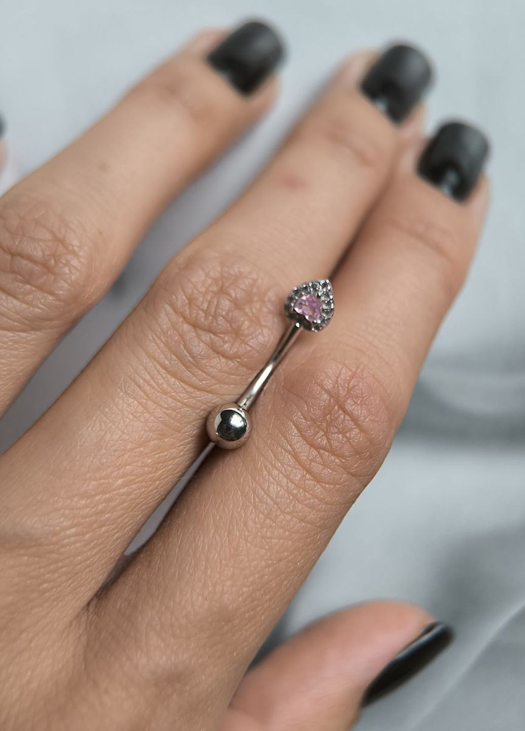 Серьга для пирсинга Silver Flame (350941236)