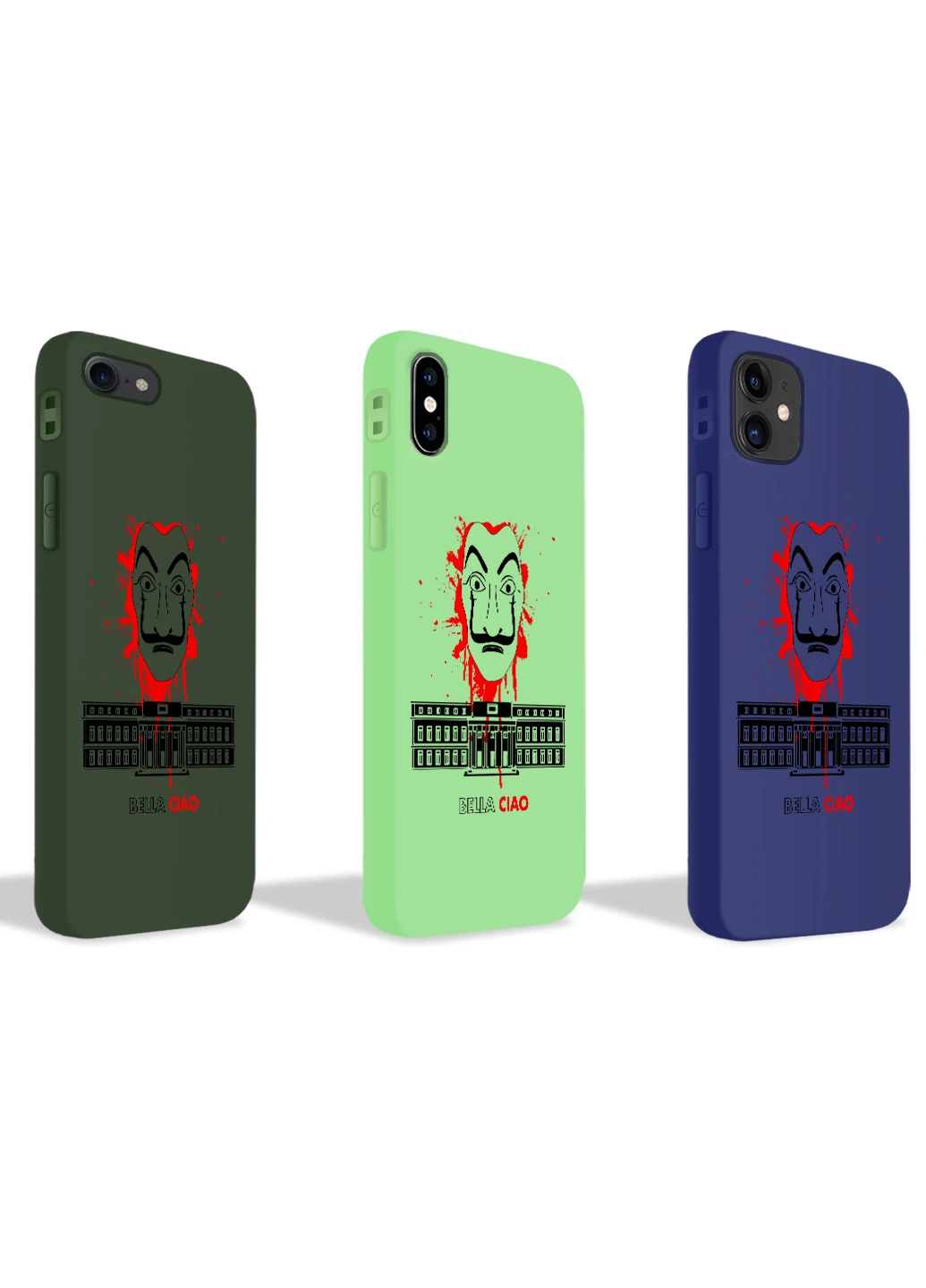 Чохол силіконовий Apple Iphone 8 plus Паперовий будинок (La casa de papel Netflix) (6154-1629) MobiPrint (219777180)