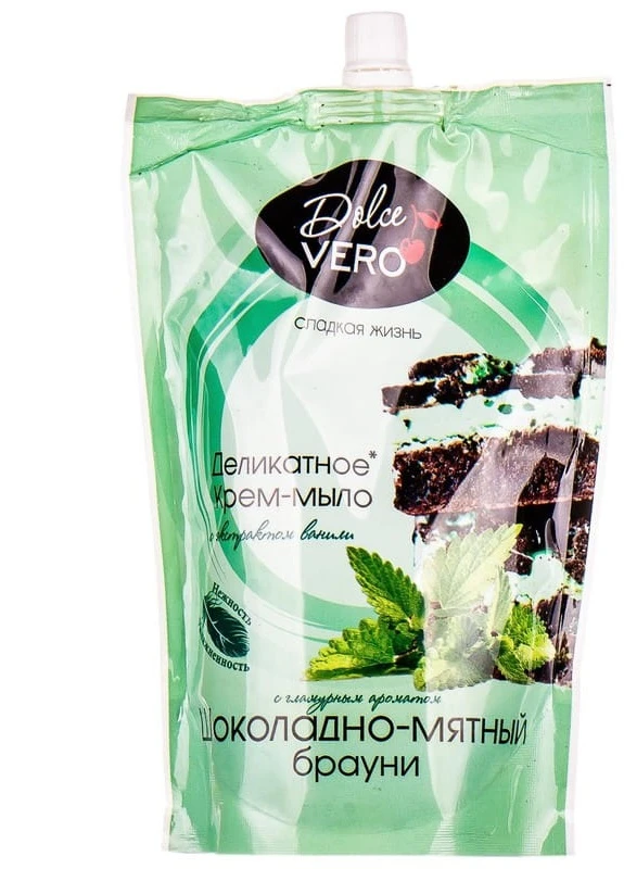 Мило Шоколадно-м'ятний Брауні 500 мл Dolce Vero (247619520)