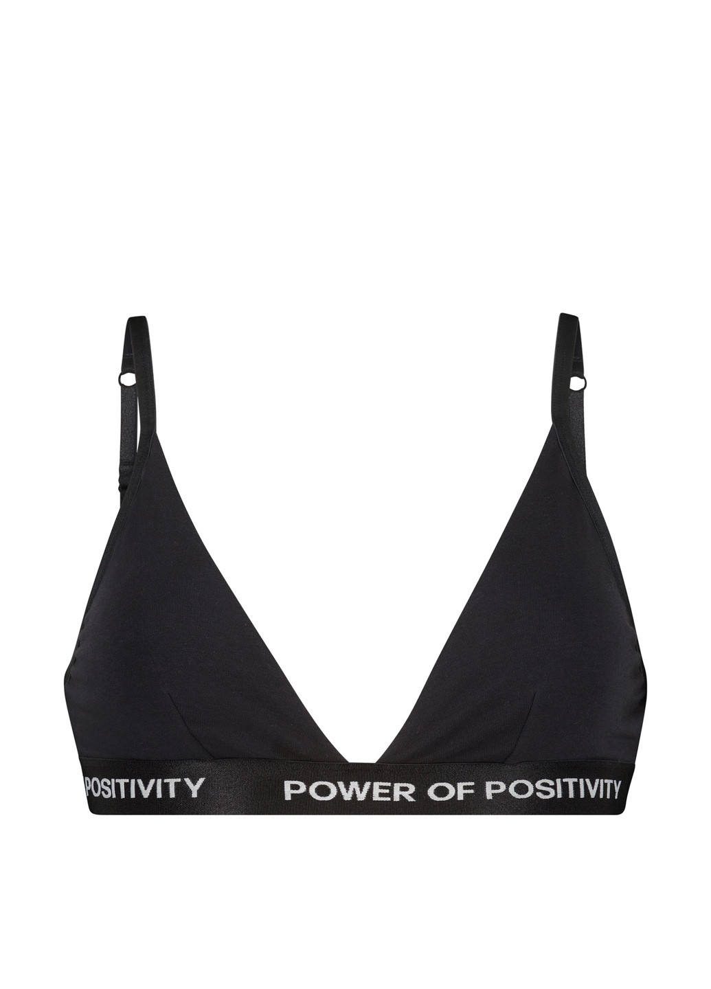 Чёрный бралетт бюстгальтер Hunkemoller без косточек хлопок