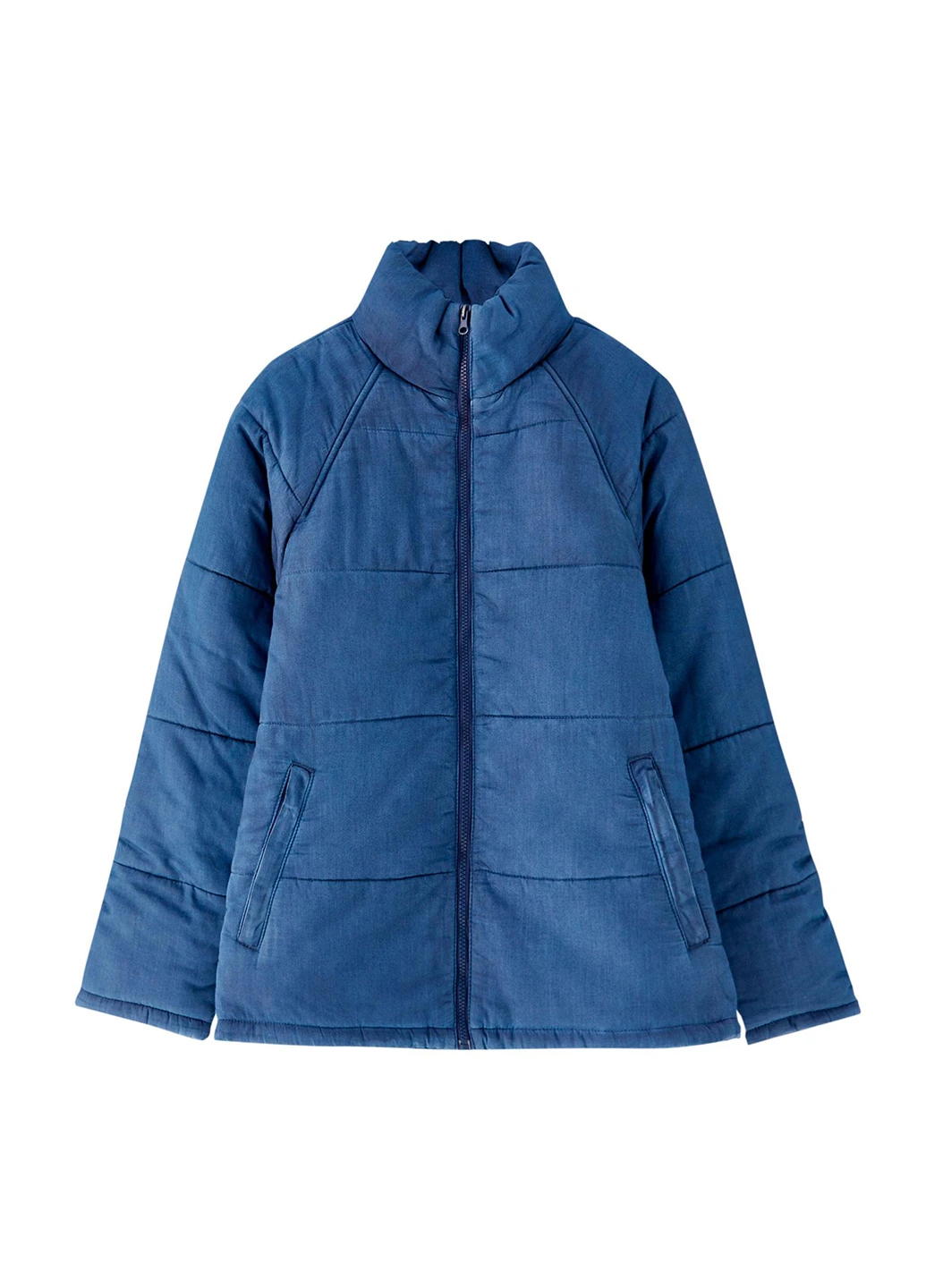Синя демісезонна куртка Pull & Bear